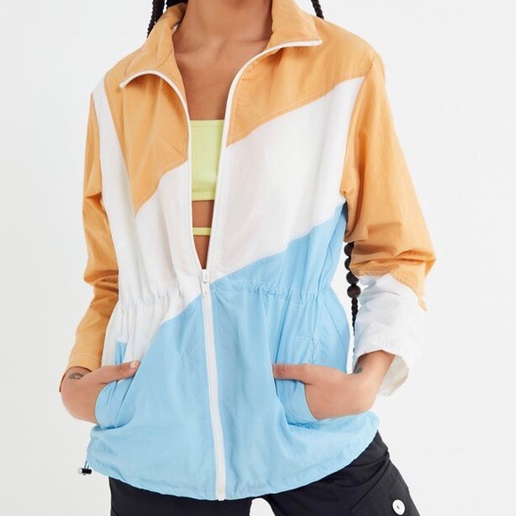 SOLD UO Austen Colourblock Windbreaker Jacket - Picture 2 of 16